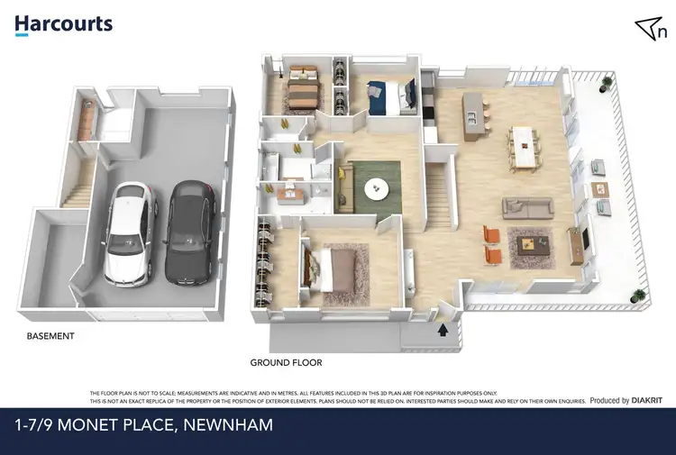 Floorplan of Homely unit listing, 1/7-9 Monet Place, Newnham TAS 7248