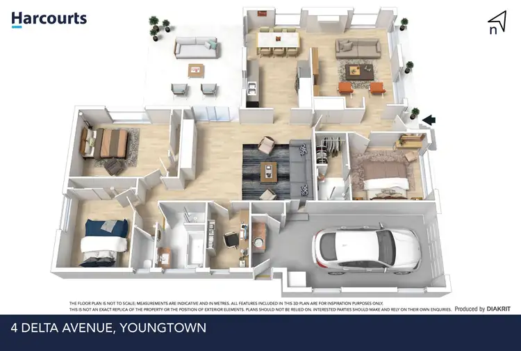 Floorplan of Homely house listing, 4 Delta Avenue, Youngtown TAS 7249