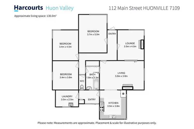 Floorplan of Homely house listing, 112 Main Street, Huonville TAS 7109
