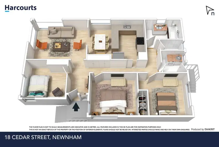 Floorplan of Homely house listing, 18 Cedar St, Newnham TAS 7248