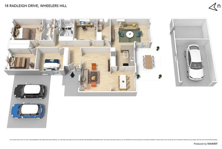 Floorplan of Homely house listing, 18 Radleigh Drive, Wheelers Hill VIC 3150