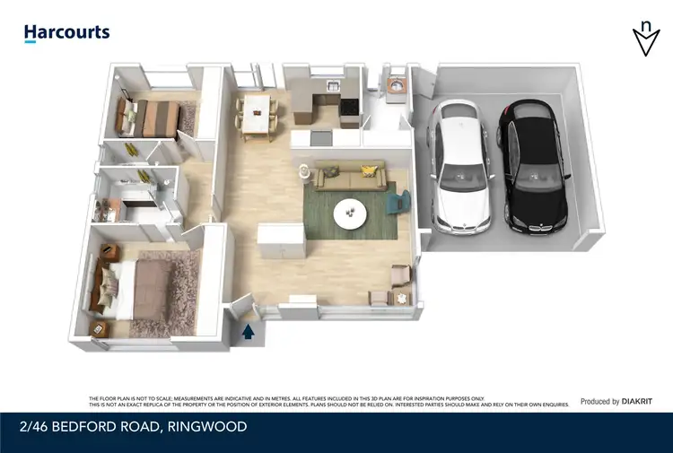 Floorplan of Homely unit listing, 2/46 Bedford Road, Ringwood VIC 3134