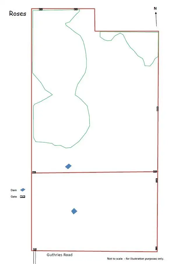 Floorplan of Homely rural property listing, CA 86 86A Guthries Road, Apsley VIC 3319
