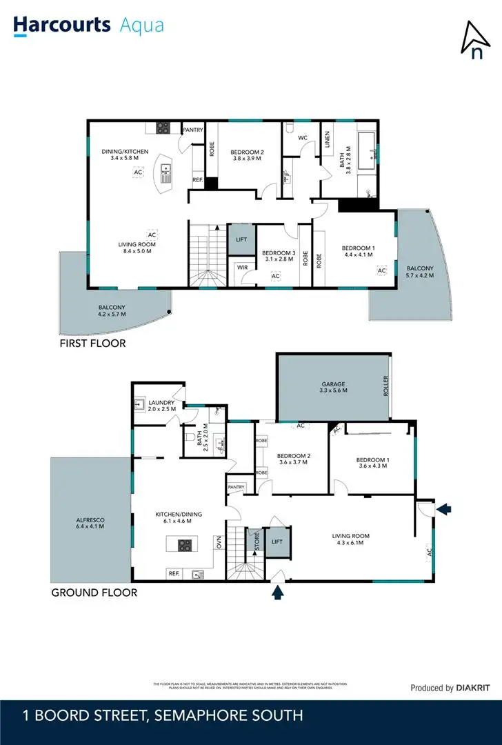 Floorplan of Homely house listing, 1 Boord Street, Semaphore South SA 5019
