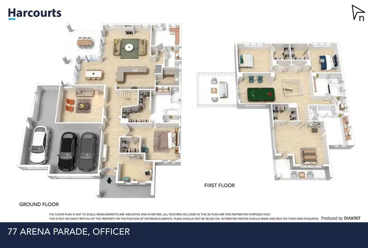 Floorplan of Homely house listing, 77 Arena Parade, Officer VIC 3809