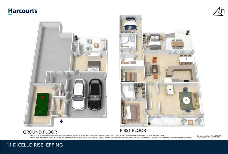 Floorplan of Homely house listing, 11 Dicello Rise, Epping VIC 3076