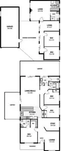 Floorplan of Homely house listing, 7 Rosetta Place, Hayborough SA