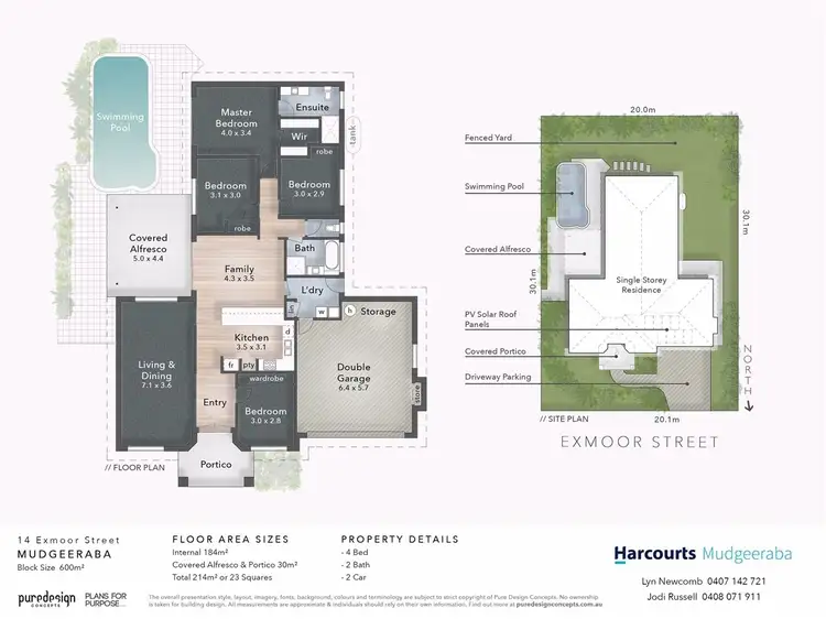 Floorplan of Homely house listing, 14 Exmoor Street, Mudgeeraba QLD 4213