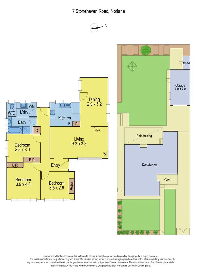 Floorplan of Homely house listing, 7 Stonehaven Road, Norlane VIC 3214