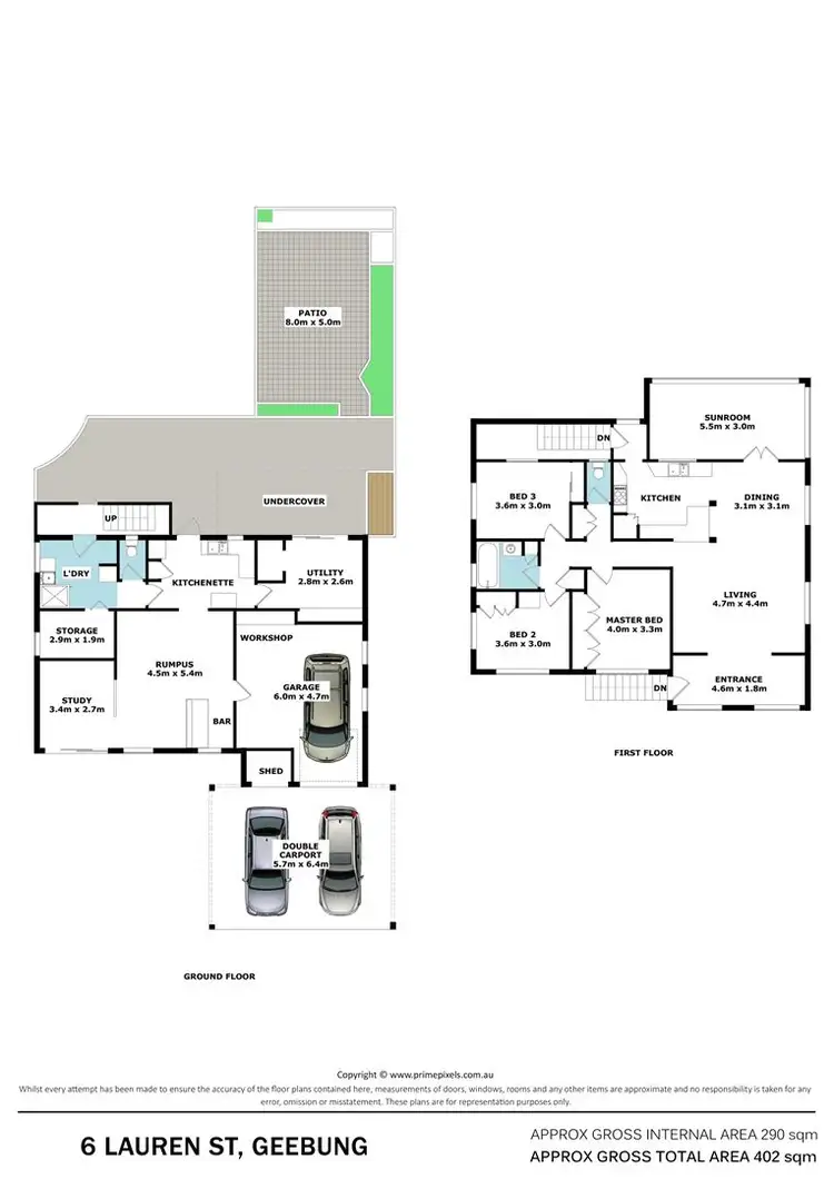 Floorplan of Homely house listing, 6 Lauren St, Geebung QLD 4034