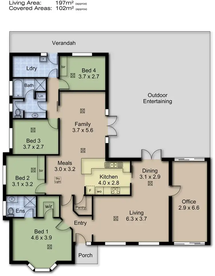 Floorplan of Homely house listing, 70 Long Valley Road, Wistow SA 5251