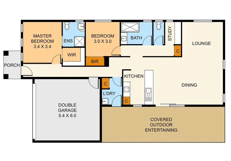 Floorplan of Homely house listing, 46 Sherwood Road, Chirnside Park VIC 3116