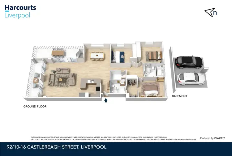 Floorplan of Homely apartment listing, 92/10-16 Castlereagh Street, Liverpool NSW 2170