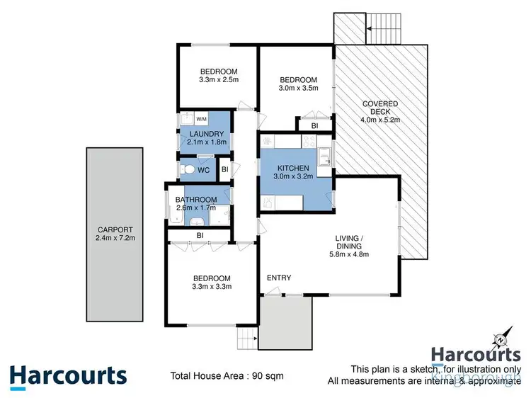 Floorplan of Homely house listing, 77 Crystal Downs Drive, Blackmans Bay TAS 7052