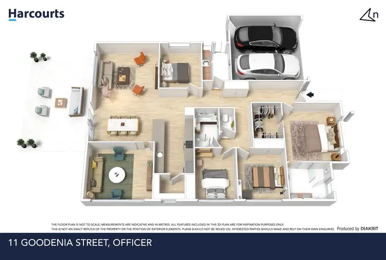 Floorplan of Homely house listing, 11 Goodenia Street, Officer VIC 3809