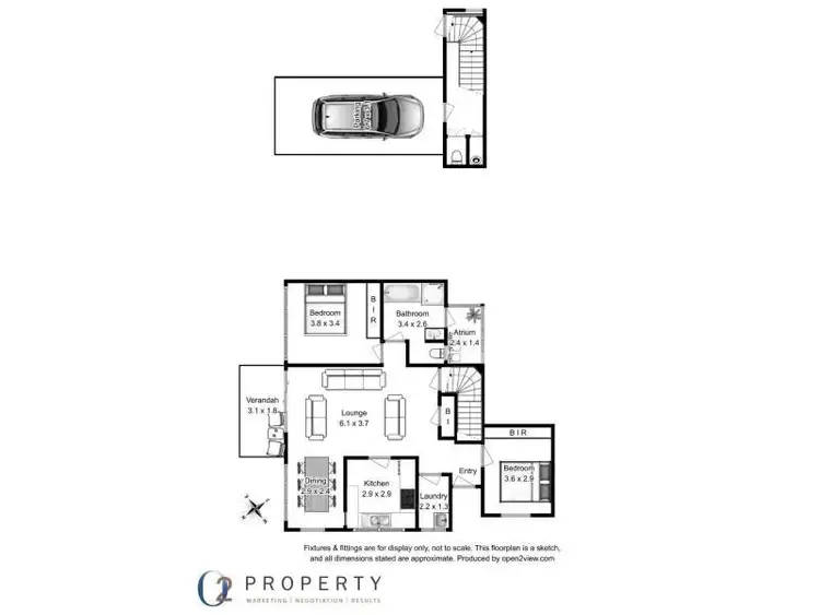 Floorplan of Homely unit listing, 2/125 High Street, East Launceston TAS 7250