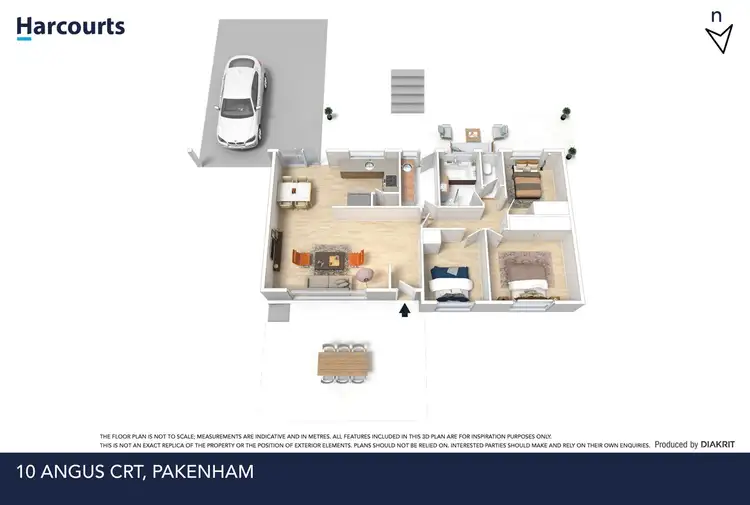 Floorplan of Homely house listing, 10 Angus Court, Pakenham VIC 3810