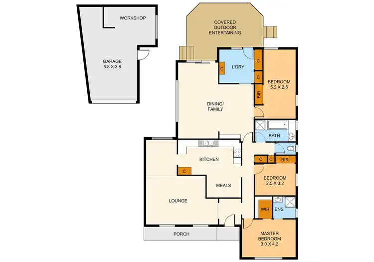 Floorplan of Homely house listing, 22 Sandgate Boulevard, Ferntree Gully VIC 3156