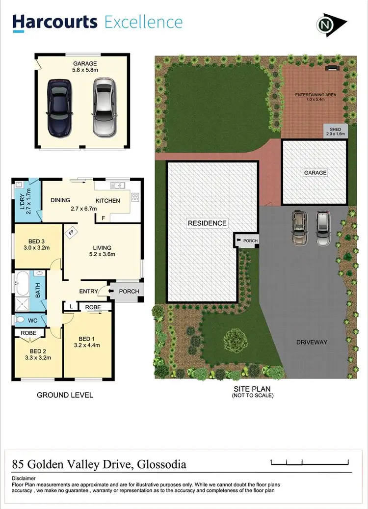 Floorplan of Homely house listing, 85 Golden Valley Drive, Glossodia NSW 2756