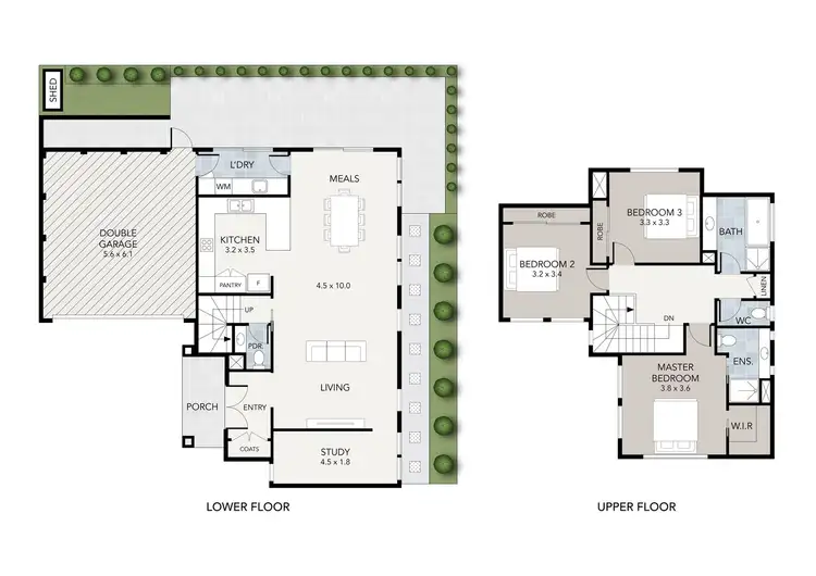 Floorplan of Homely townhouse listing, 2/545 Middleborough Road, Box Hill North VIC 3129