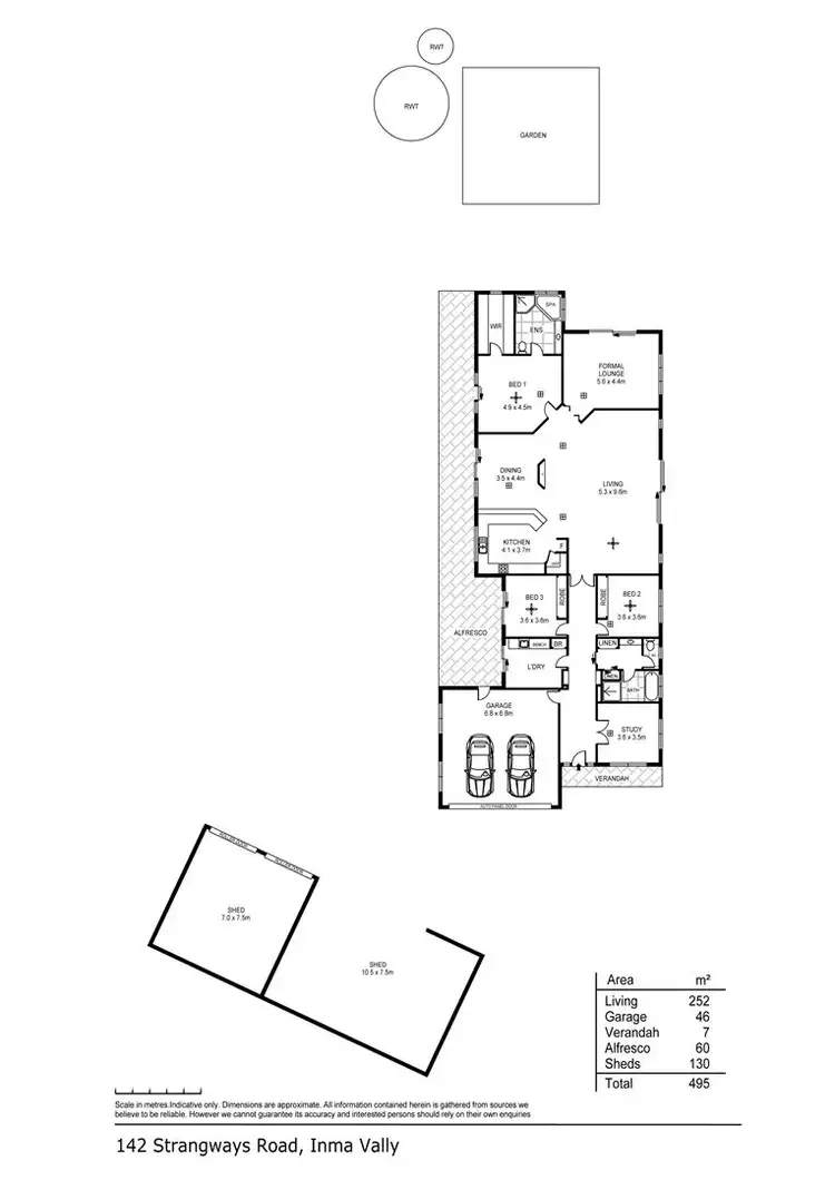 Floorplan of Homely rural property listing, 142 Strangways Road, Inman Valley SA 5211