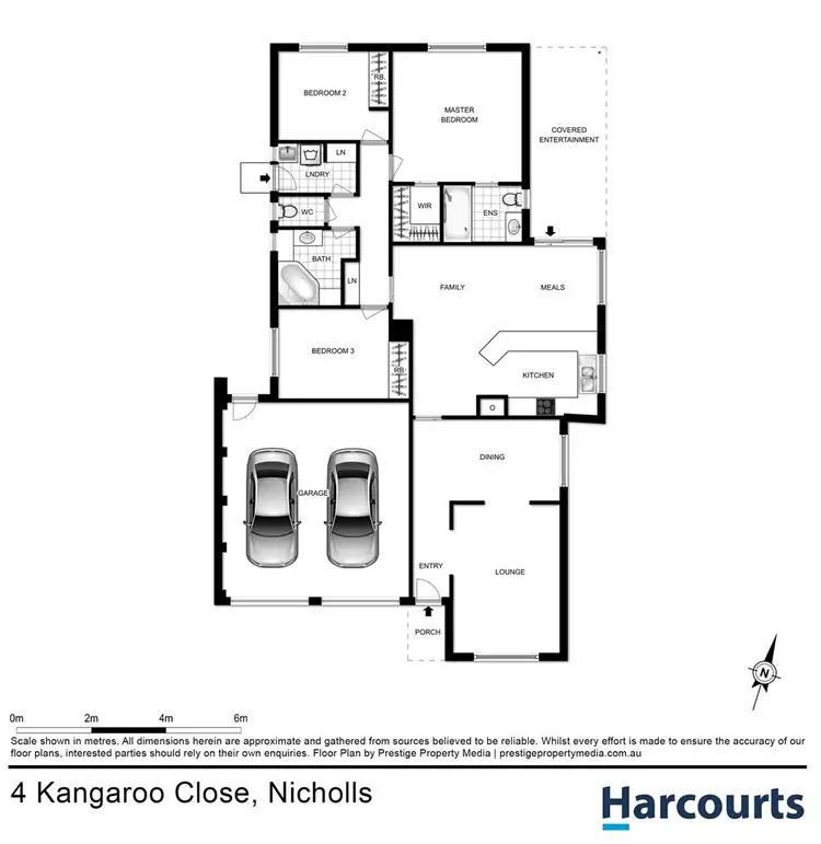 Floorplan of Homely house listing, 4 Kangaroo Close, Nicholls ACT 2913