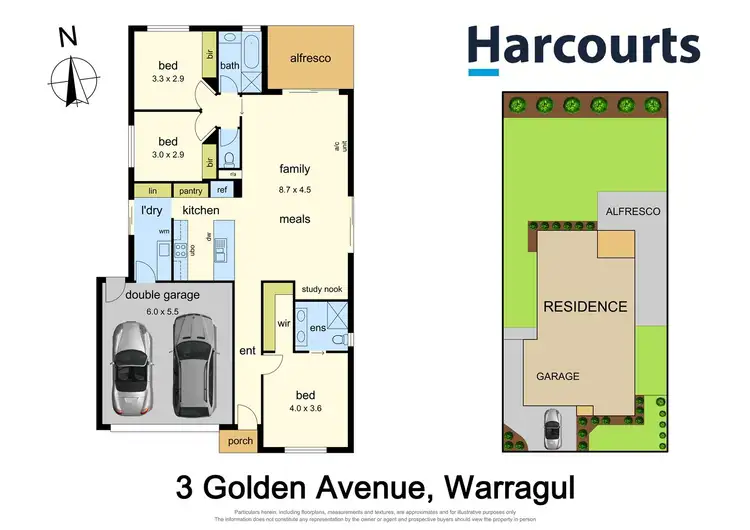 Floorplan of Homely house listing, 3 Golden Avenue, Warragul VIC 3820