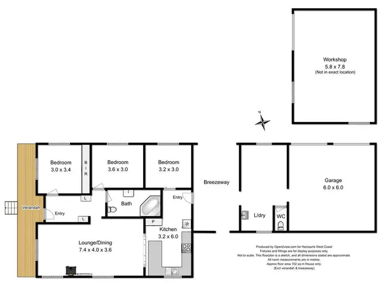 Floorplan of Homely house listing, 4 Esplanade, Rosebery TAS 7470