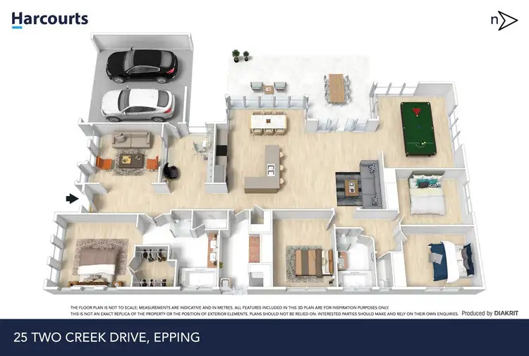 Floorplan of Homely house listing, 25 Two Creek Drive, Epping VIC 3076