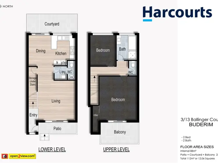 Floorplan of Homely townhouse listing, 3/13 Ballinger Court, Buderim QLD 4556