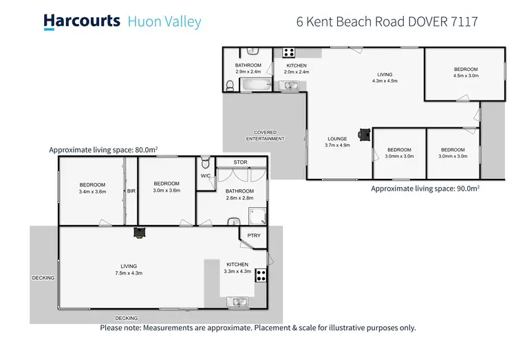 Floorplan of Homely house listing, 6 Kent Beach Road, Dover TAS 7117