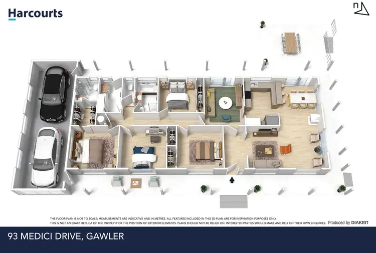 Floorplan of Homely house listing, 93 Medici Drive, Gawler TAS 7315