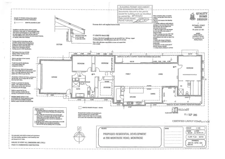 Floorplan of Homely house listing, 290 Montrose Road, Montrose TAS 7010