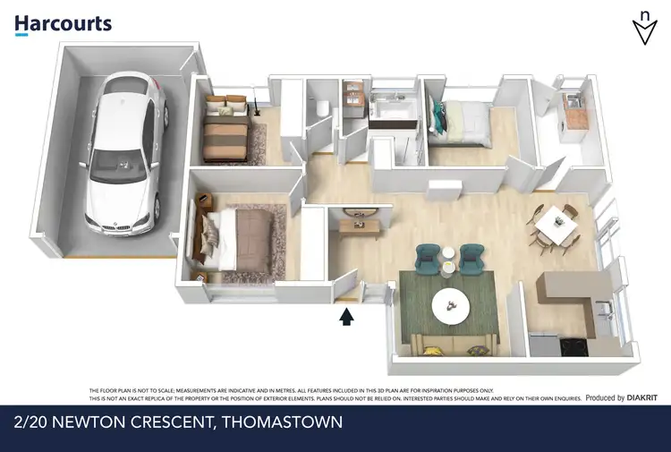 Floorplan of Homely house listing, 2/20 Newton Cresent, Lalor VIC 3075