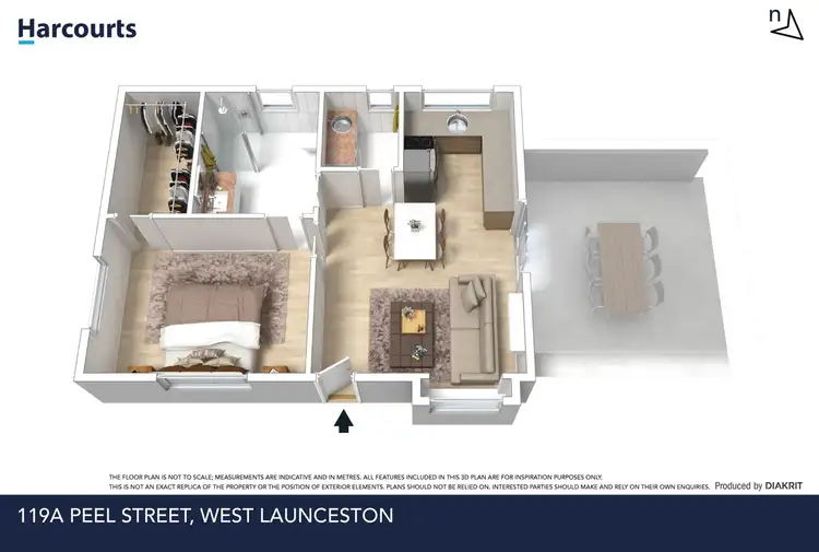 Floorplan of Homely unit listing, 119a Peel Street West, West Launceston TAS 7250