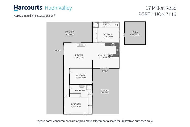 Floorplan of Homely house listing, 17 Millton Road, Port Huon TAS 7116