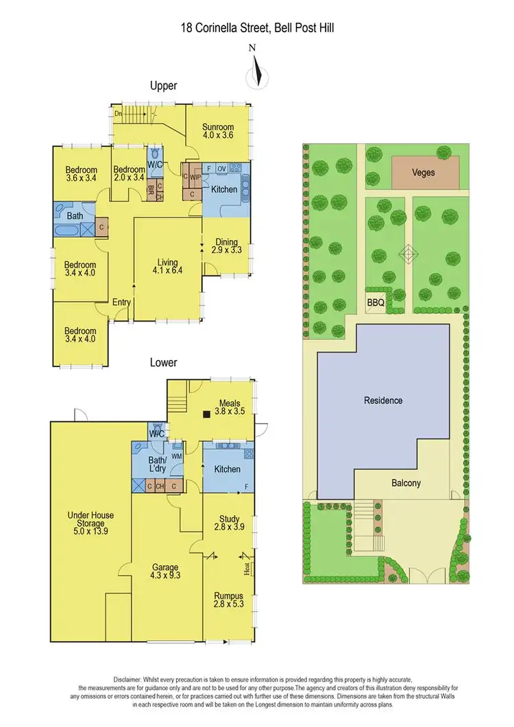 Floorplan of Homely house listing, 18 Corinella Street, Bell Post Hill VIC 3215