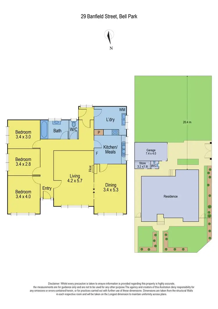 Floorplan of Homely house listing, 29 Banfield Street, Bell Park VIC 3215