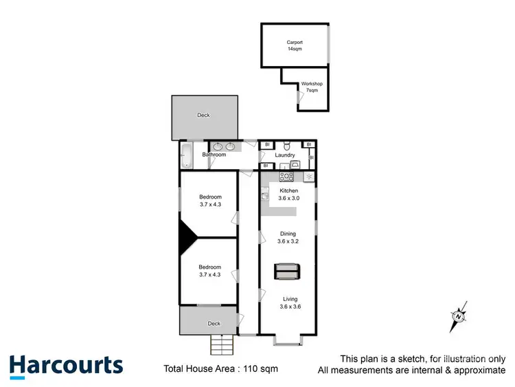 Floorplan of Homely house listing, 22 Arthur Street, West Hobart TAS 7000