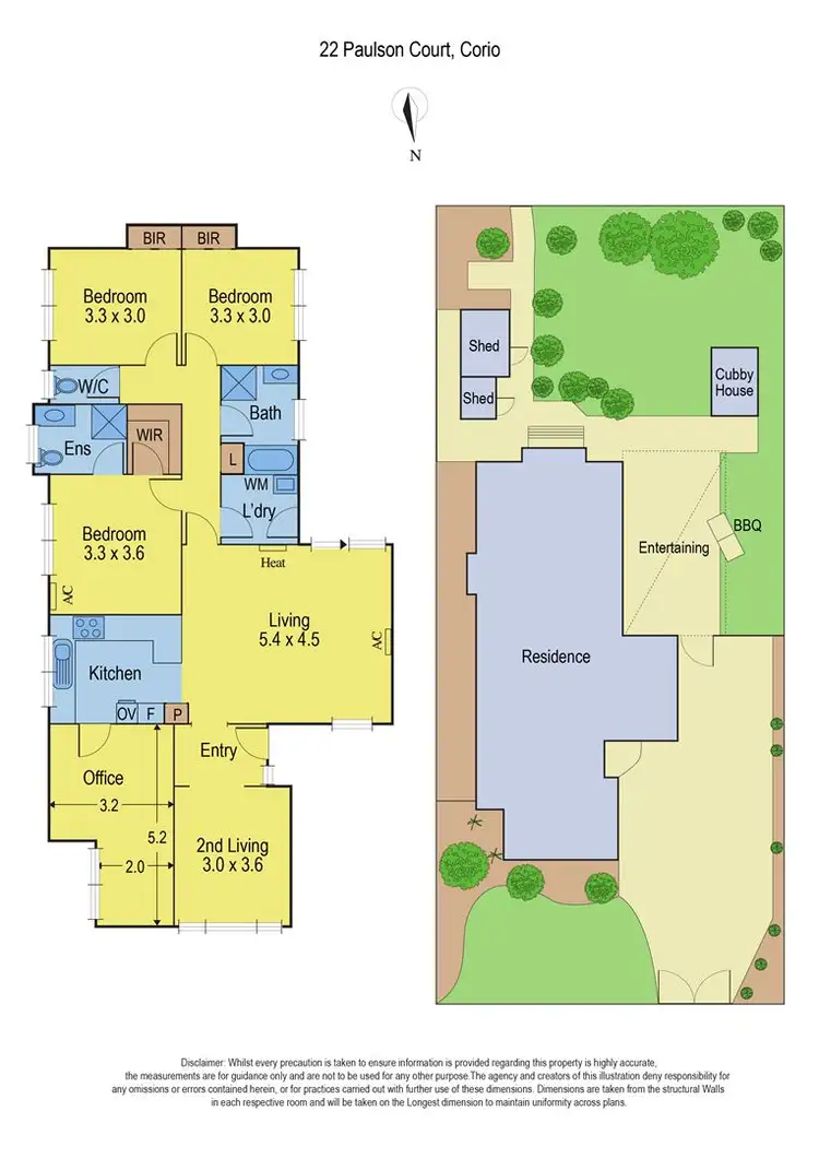 Floorplan of Homely house listing, 22 Paulson Street, Corio VIC 3214