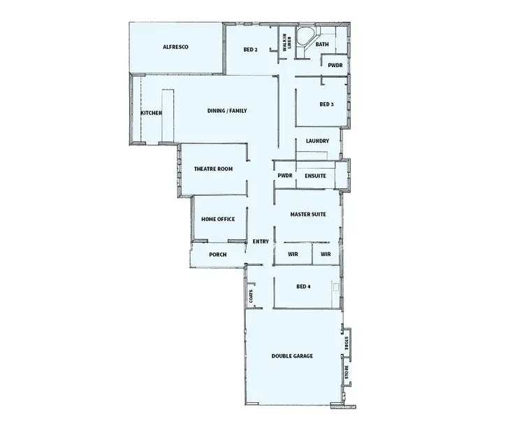 Floorplan of Homely house listing, 74 Silverton Cres, Erskine WA 6210