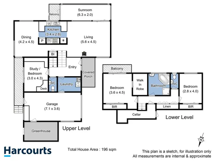 Floorplan of Homely house listing, 97 Suncoast Drive, Blackmans Bay TAS 7052