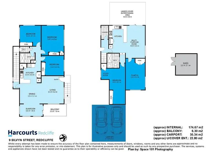 Floorplan of Homely house listing, 9 Silvyn Street, Redcliffe QLD 4020