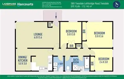 Floorplan of Homely house listing, 380 Teesdale-Lethbridge Road, Teesdale VIC 3328