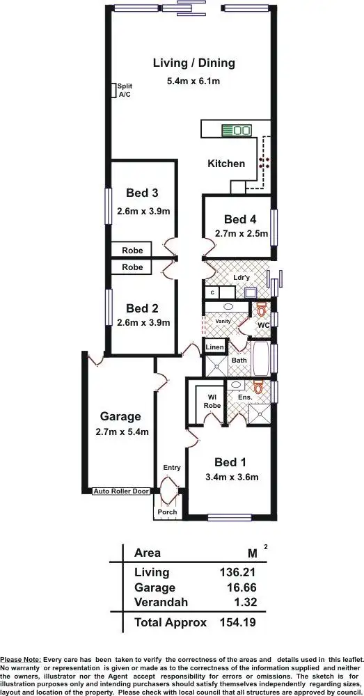Floorplan of Homely villa listing, 18A Luprena Avenue, Ingle Farm SA 5098