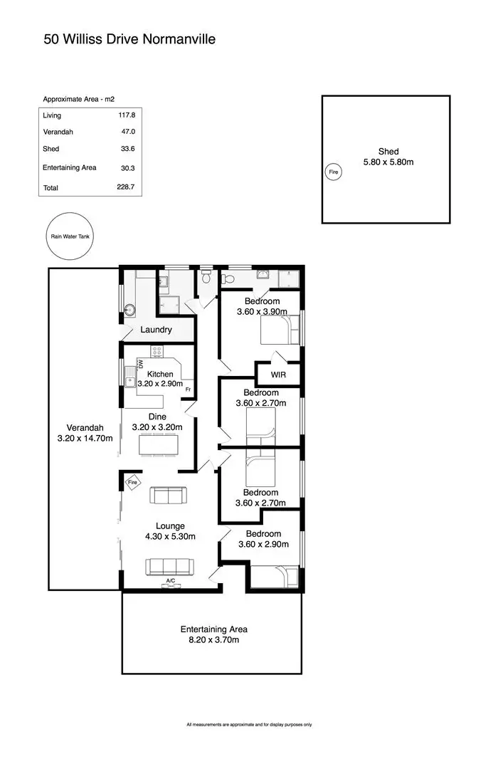 Floorplan of Homely house listing, 50 Williss Drive, Normanville SA 5204