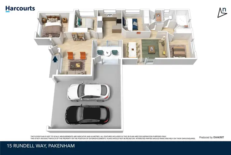 Floorplan of Homely house listing, 15 Rundell Way, Pakenham VIC 3810