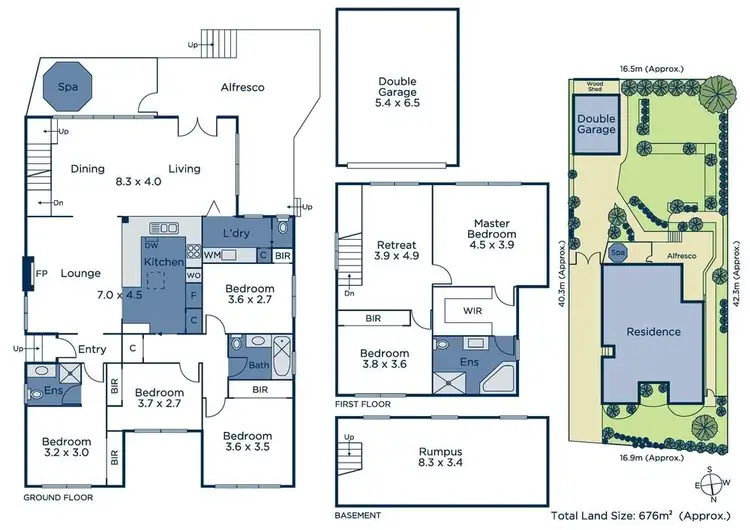 Floorplan of Homely house listing, 4 Trinian Street, Vermont VIC 3133