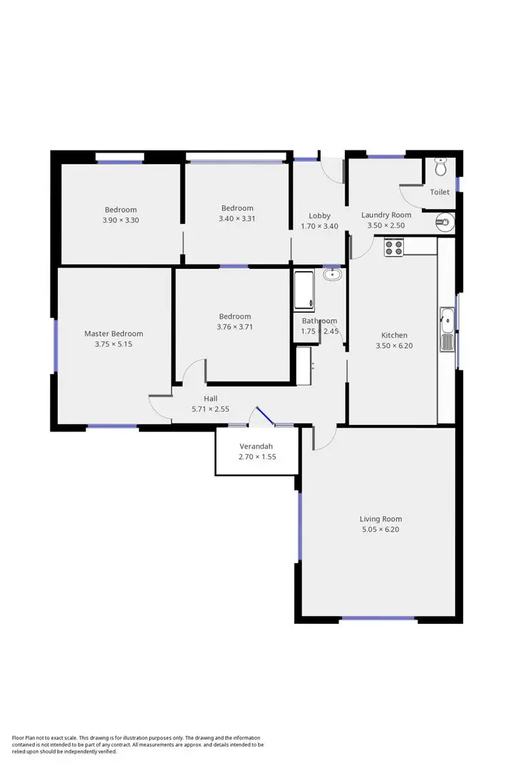 Floorplan of Homely house listing, 26 East Terrace, Orroroo SA 5431