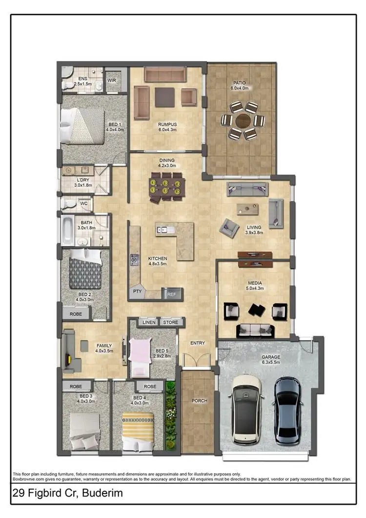 Floorplan of Homely house listing, 29 Figbird Cr, Buderim QLD 4556